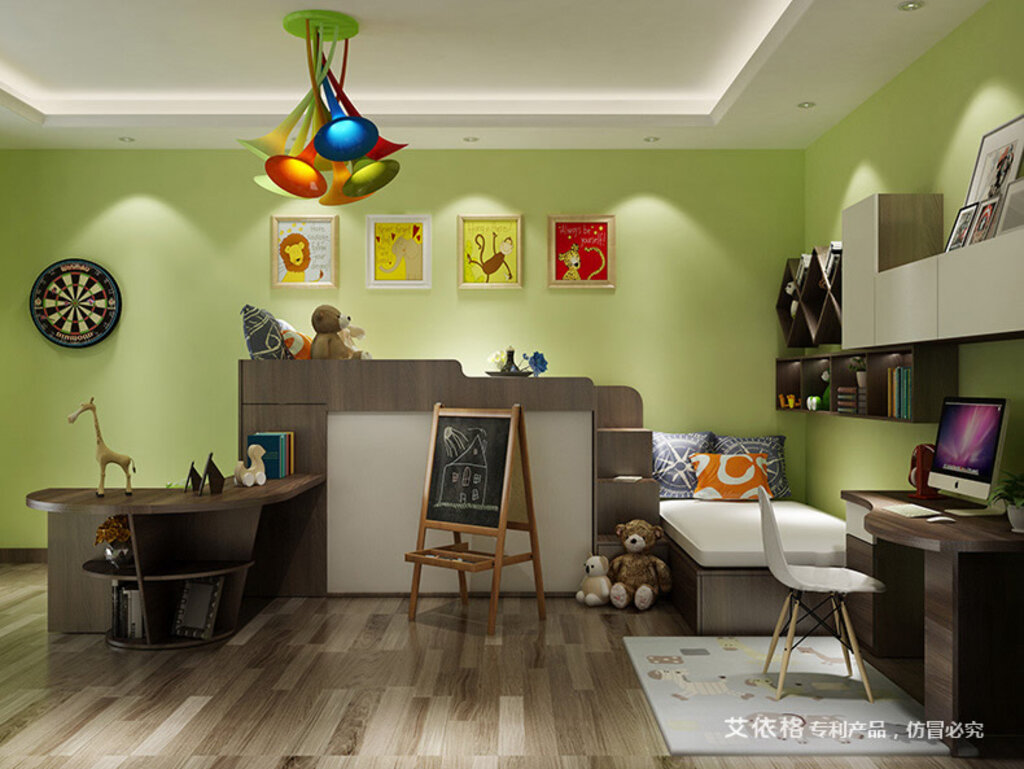 兒童房床頭掛畫與裝飾圖片欣賞 打造夢幻空間的設(shè)計(jì)指南