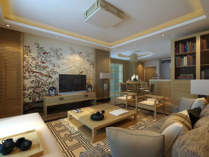 簡約風(fēng)格客廳設(shè)計(jì) 沙發(fā)、彩繪墻與電視背景墻的完美融合